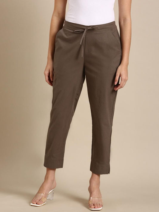 Tan Brown cotton pants