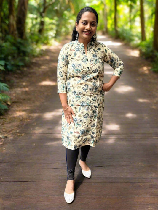 Beige Kurti